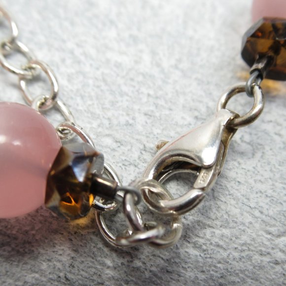 Vintage Lucite and Faceted glass bracelet - Picture 5 of 10